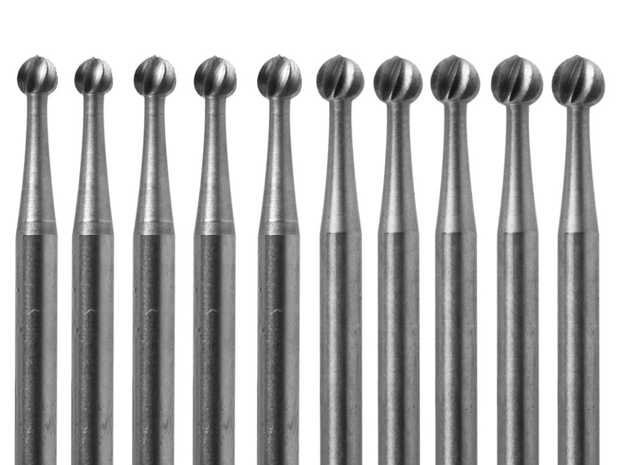 Busch Burr 1 Round Set Of 10 Burr Sizes 2.7-4.2