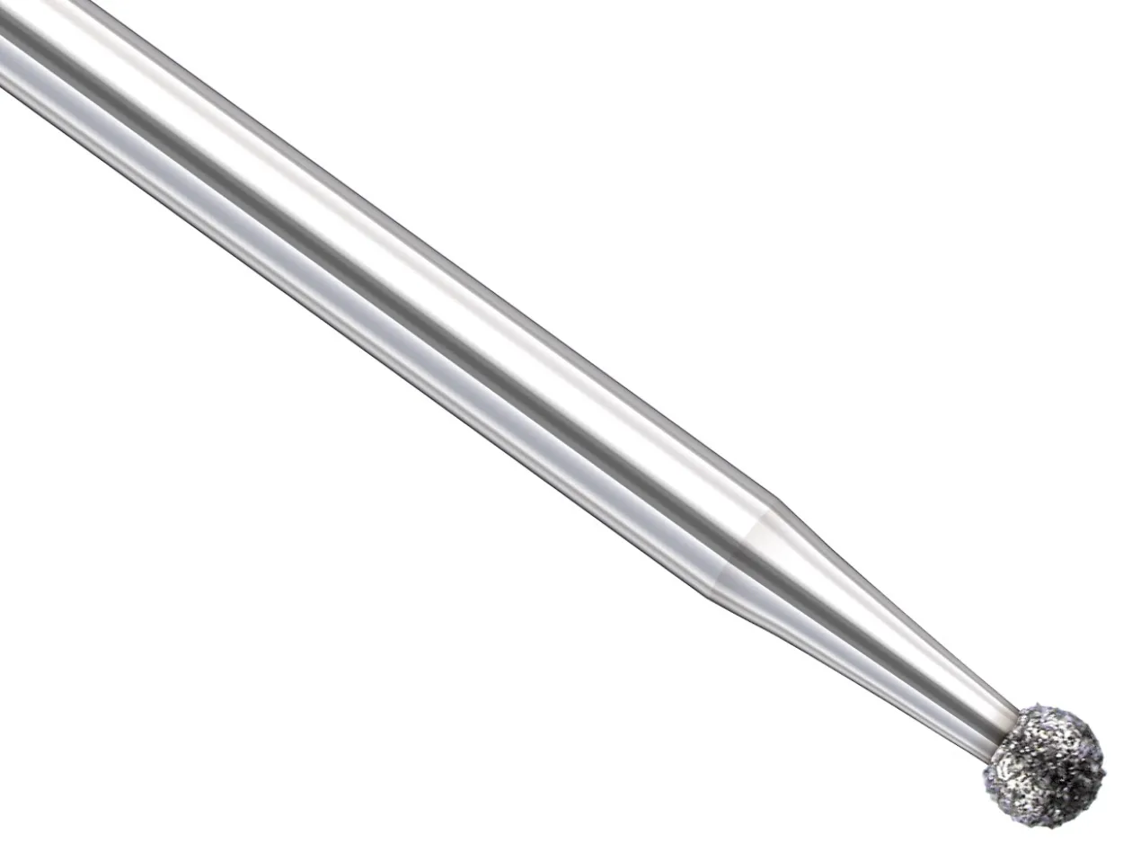 Busch Diamond Round Burr No 801 1.8mm Medium Grit