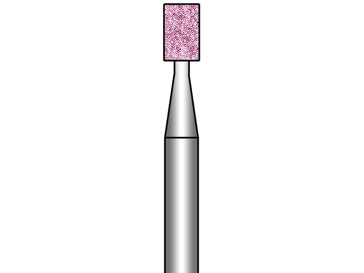 Busch Pink Carborundum Cylinder Abrasive 636 2.5mm