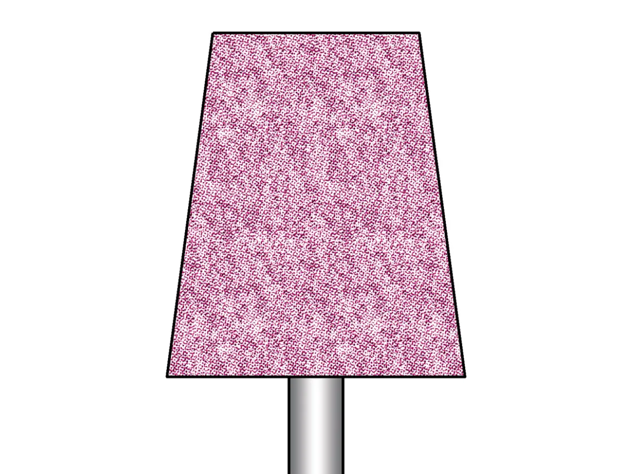 Busch Pink Carborundum Trapeze Abrasive 749 13.0mm