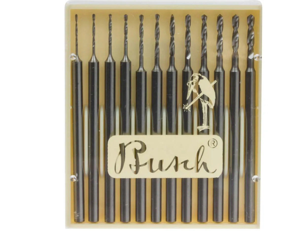Busch 203 Shank Drills Set Of 12
