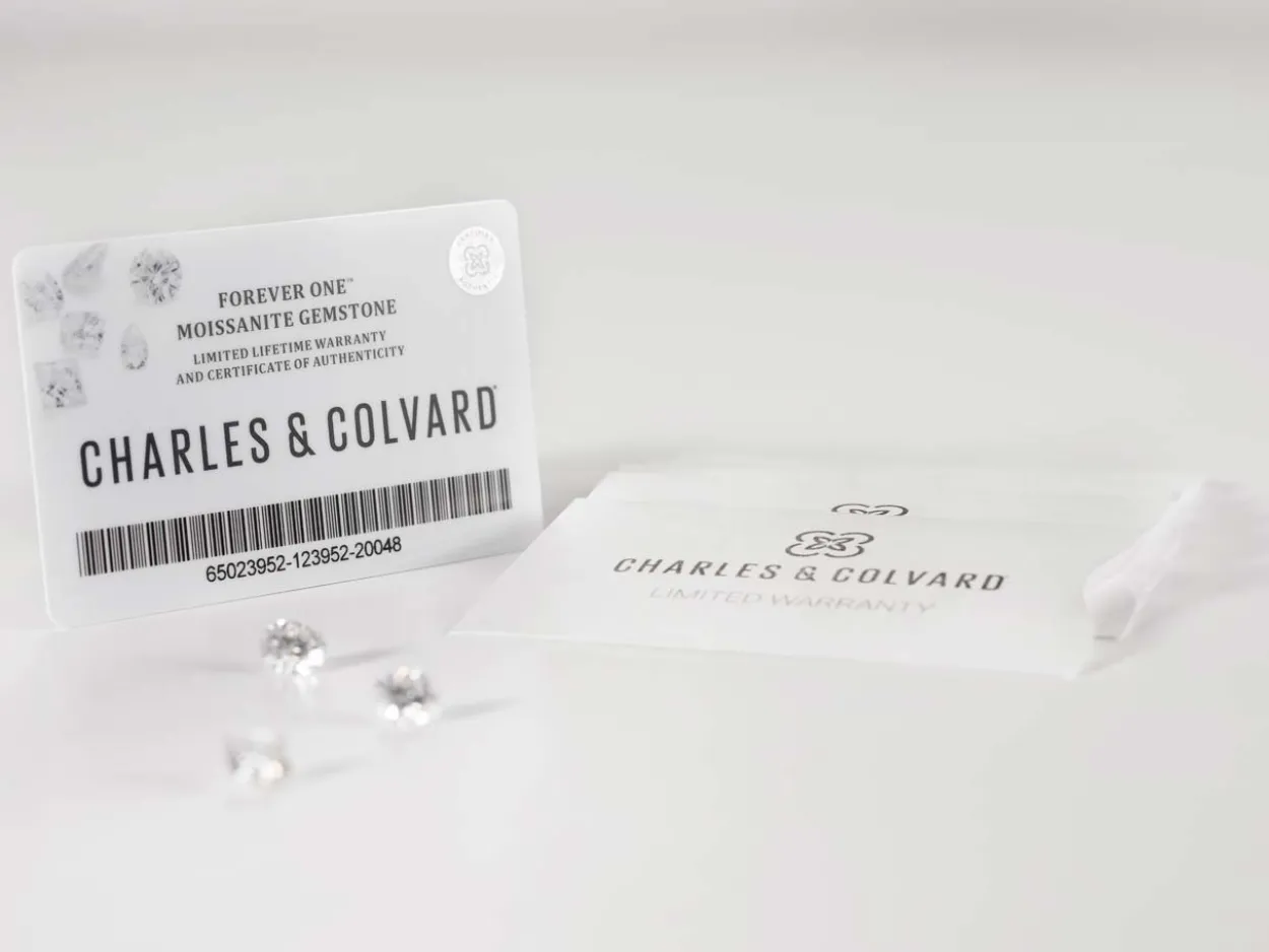 Charles And Colvard Moissanite, Forever One, Round Brilliant 7mm, Colour G H I