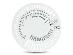 Circular Battery Selector Chart For Watch Batteries