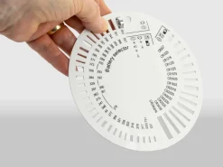 Circular Battery Selector Chart For Watch Batteries