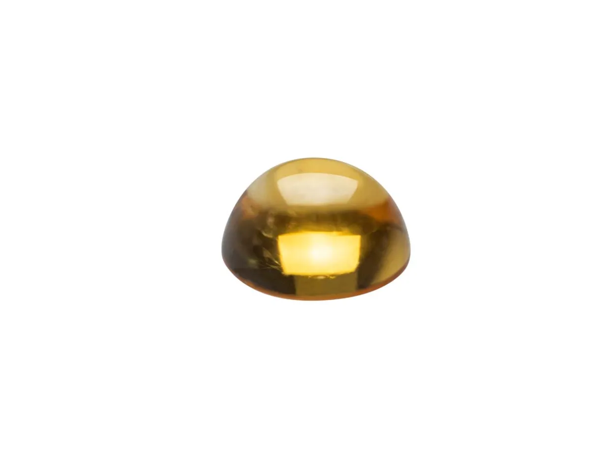 Citrine, Round Cabochon, 3mm