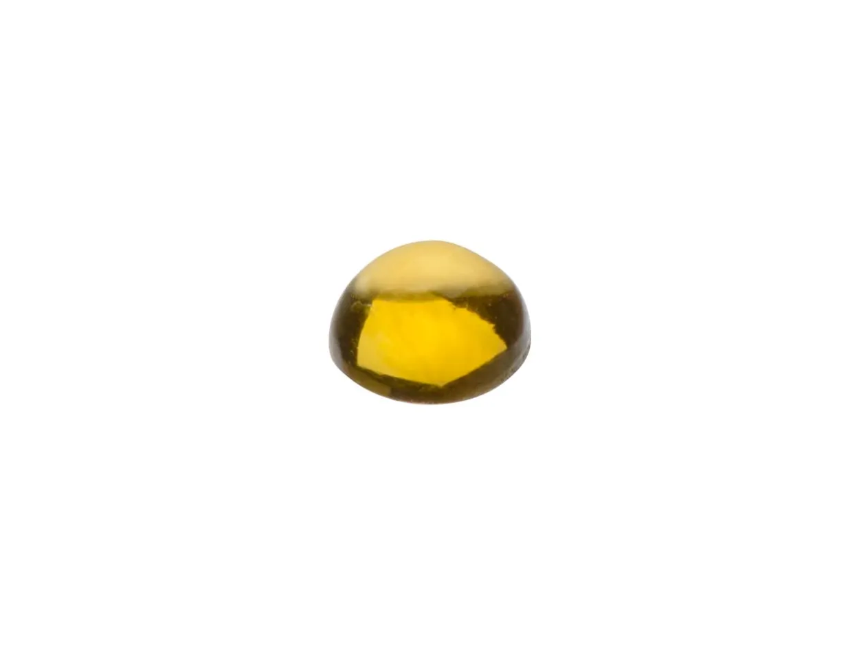 Citrine, Round Cabochon, 5mm