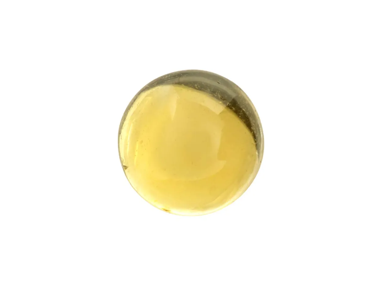 Citrine, Round Cabochon, 8mm