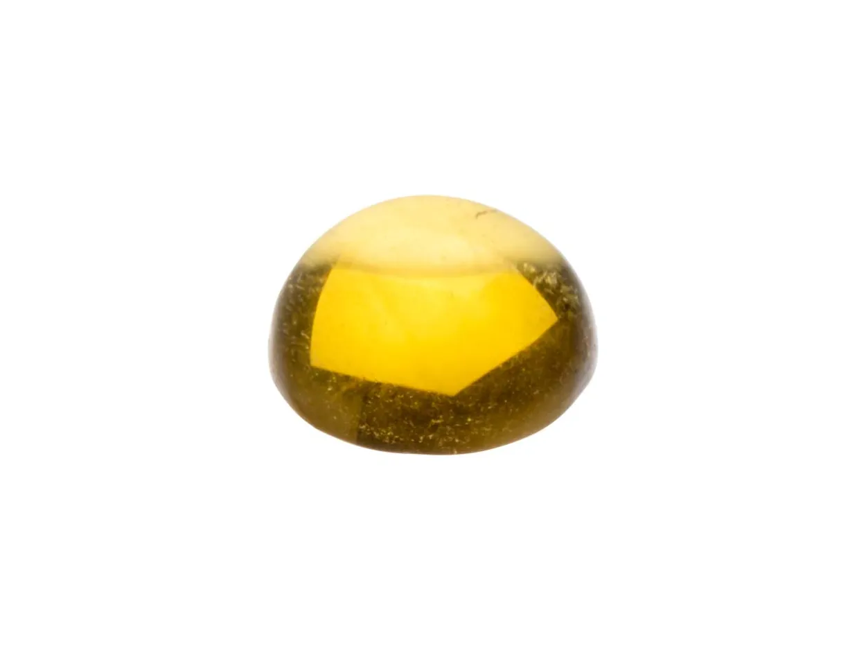 Citrine, Round Cabochon, 8mm