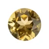 Citrine, Round, 4mm