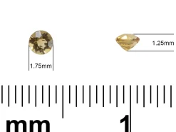 Citrine, Round, 1.75mm