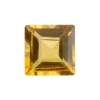 Citrine, Square, 3x3mm