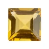 Citrine, Square, 5x5mm
