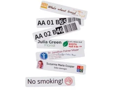 COLOP e-mark go PVC Adhesive Signage, 80mm X 18mm, Pack of 50