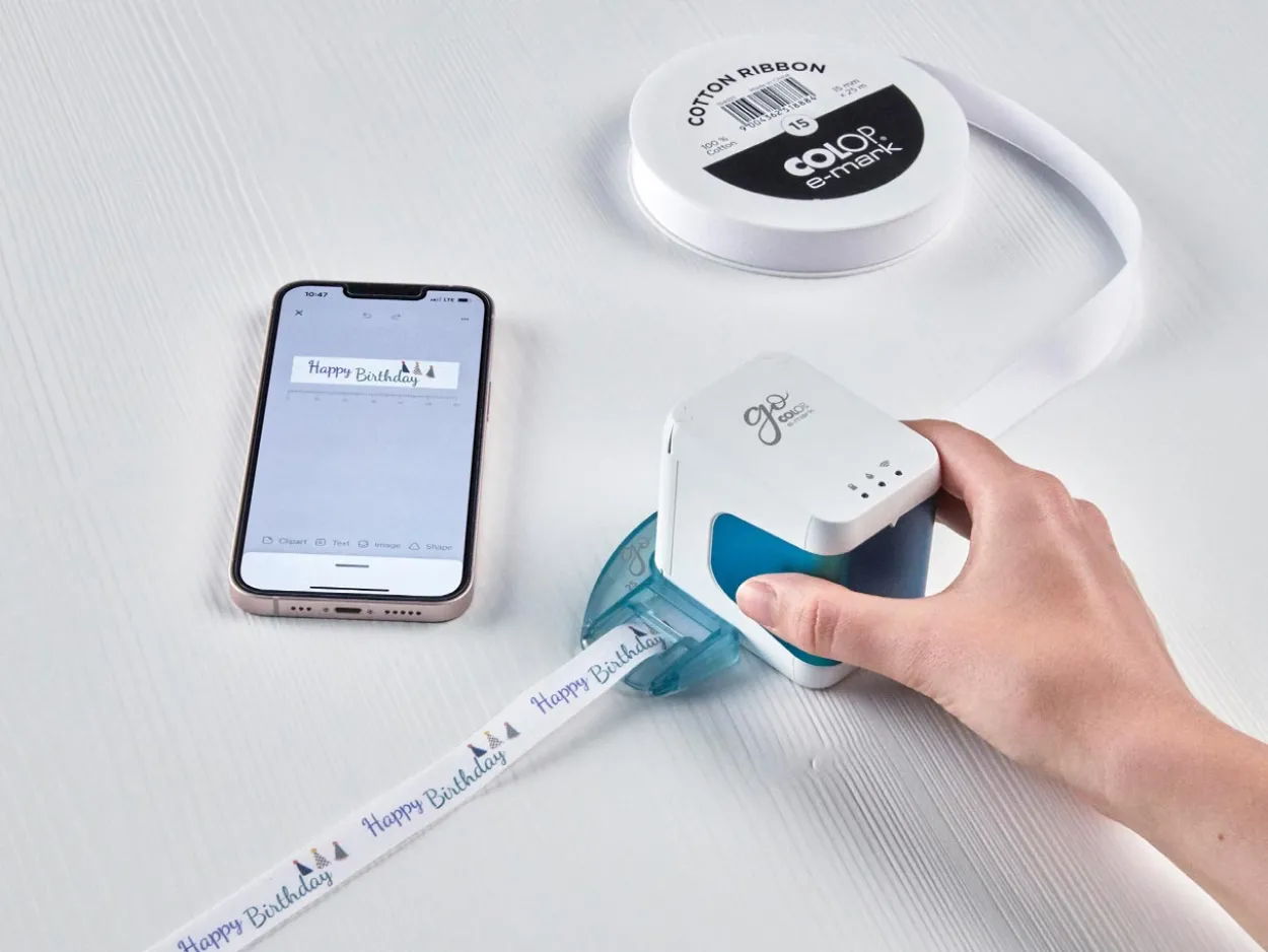 COLOP e-mark go Ribbon Guide