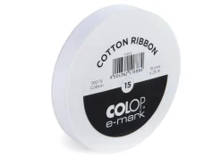 COLOP e-mark go Ribbon 15mm X 25m, 100% Cotton