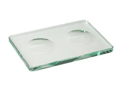 COLORIT 2 Hole Glass Mixing Plate
