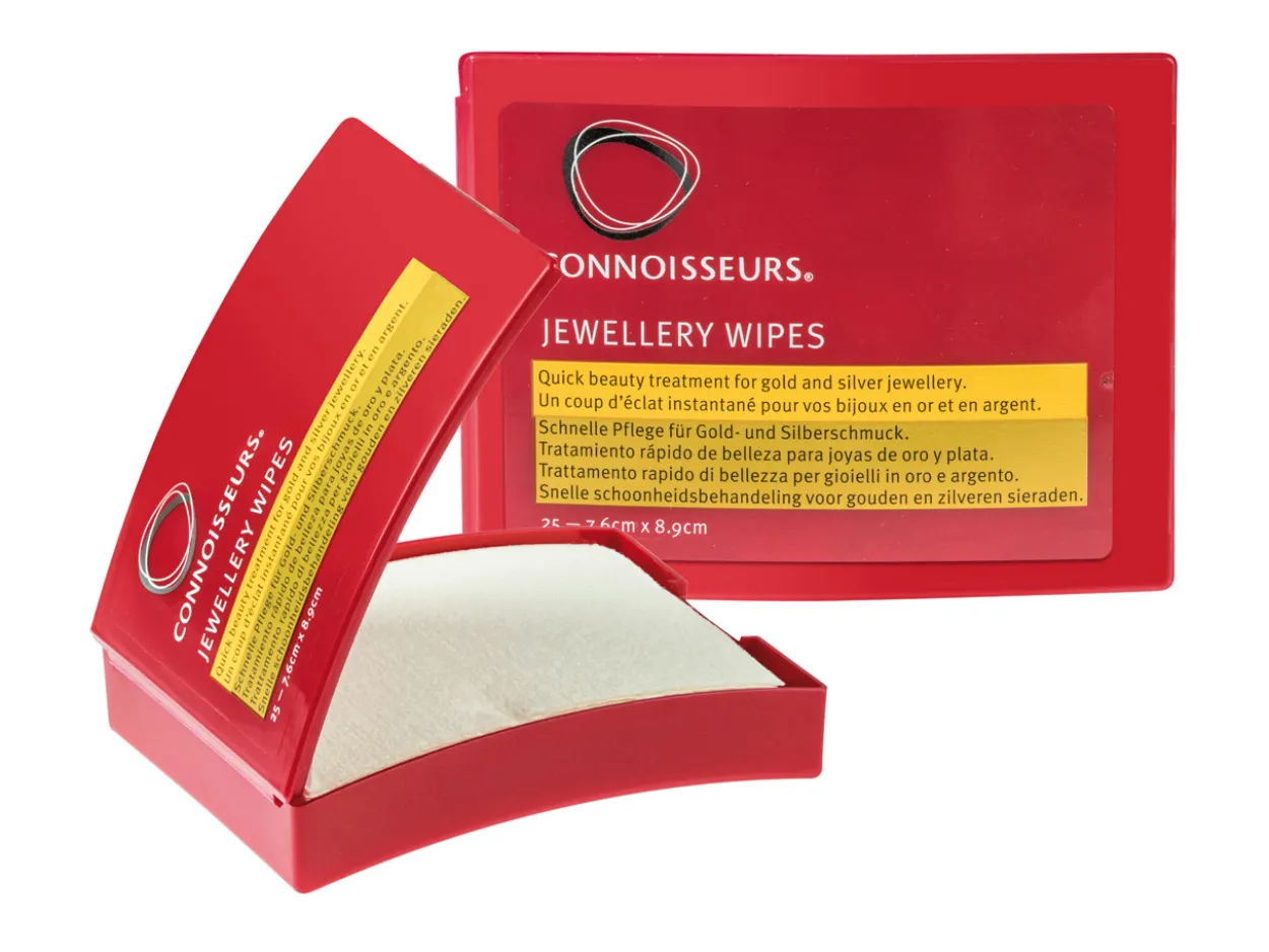 Connoisseurs® Jewellery Wipes Pack of 25 Polishing Wipes