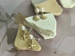Cooksongold Gold Filled Sea Charm Earrings Jewellery Project