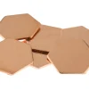 Copper Blanks Hexagon Pack of 6, 18mm X 20mm