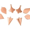 Copper Blanks Mixed Set, Mixed Drops