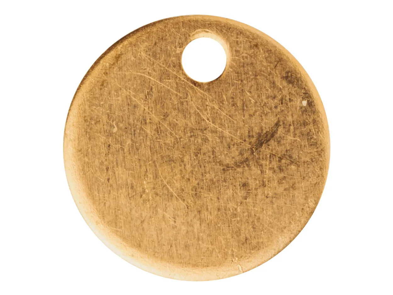 Copper Blanks Round Disc Drop Pack of 6, 12mm
