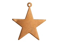 Copper Blanks Small Star Pack of 6 16.5mm