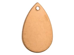 Copper Blanks Small Teardrop Pack of 6 21mm X 13mm