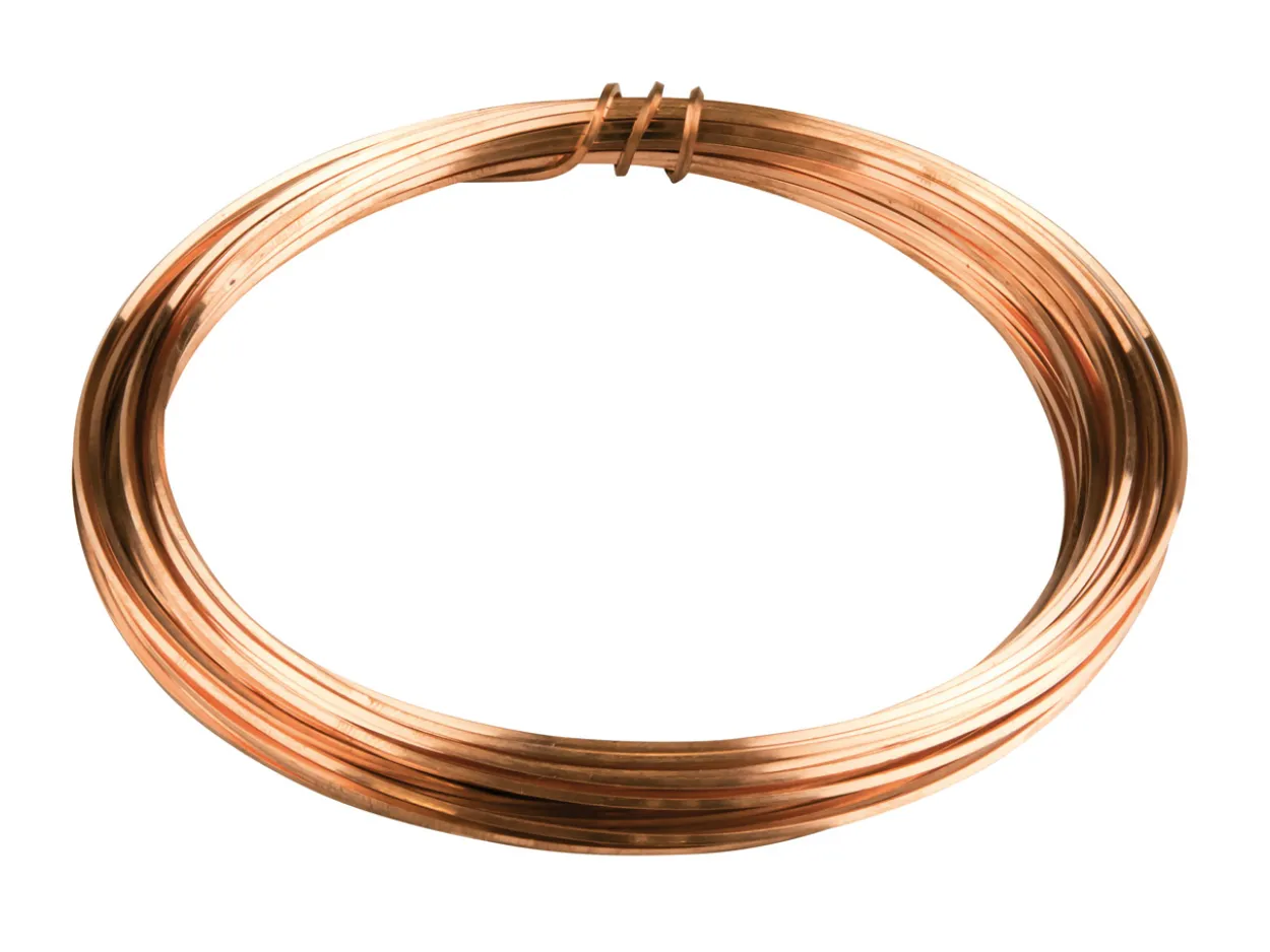 Copper Square Wire 1.0mm X 7.5m Fully Annealed