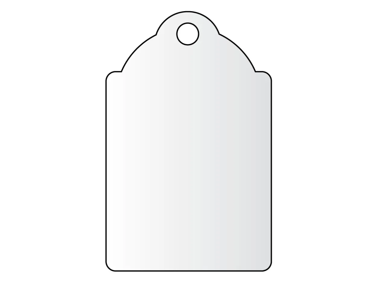 Cotton Jewellery Tags Pack of 200 14mm X 25mm