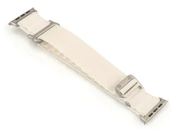 Cream Fabric Strap For Apple Watch, Compatible With 42/44/45/49mm Models