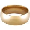 18ct Hazelnut Gold Court Wedding Ring 8.0mm, Size U, 13.8g Medium-weight, Hallmarked, Wall Thickness 2.06mm, 100% Recycled Gold