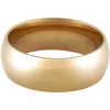 18ct Hazelnut Gold Court Wedding Ring 8.0mm, Size R, 13.8g Medium-weight, Hallmarked, Wall Thickness 2.15mm, 100% Recycled Gold