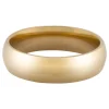 18ct Hazelnut Gold Court Wedding Ring 6.0mm, Size X, 10.5g Medium-weight, Hallmarked, Wall Thickness 1.97mm, 100% Recycled Gold