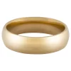 18ct Hazelnut Gold Court Wedding Ring 6.0mm, Size U, 10.5g Medium-weight, Hallmarked, Wall Thickness 2.05mm, 100% Recycled Gold