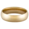 18ct Hazelnut Gold Court Wedding Ring 6.0mm, Size T, 10.5g Medium-weight, Hallmarked, Wall Thickness 2.07mm, 100% Recycled Gold