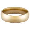 18ct Hazelnut Gold Court Wedding Ring 6.0mm, Size S, 10.5g Medium-weight, Hallmarked, Wall Thickness 2.10mm, 100% Recycled Gold