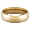 18ct Hazelnut Gold Court Wedding Ring 6.0mm, Size M, 8.9g Medium-weight, Hallmarked, Wall Thickness 2.03mm, 100% Recycled Gold