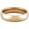 18ct Hazelnut Gold Court Wedding Ring 5.0mm, Size L, 7.1g Medium-weight, Hallmarked, Wall Thickness 1.93mm, 100% Recycled Gold