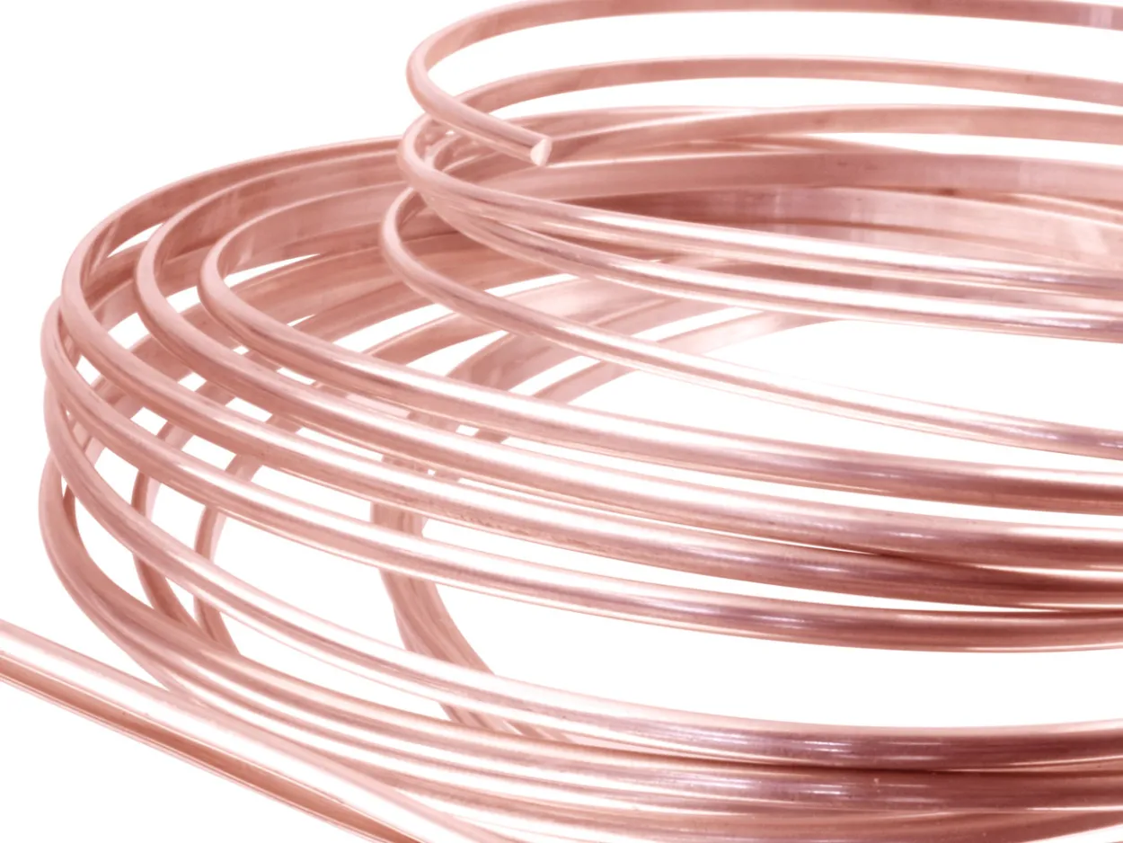9ct Red Gold D Shape Wire 3.00mm X 2.00mm, 100% Recycled Gold