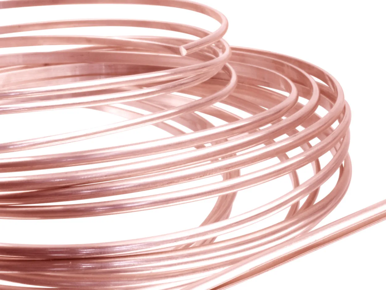 18ct Red Gold D Shape Wire 2.30mm X 1.50mm, 100% Recycled Gold