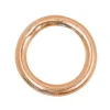 9ct Red Gold 4mm Closed Jump Ring Pack of 4, 4.0mm X 0.6mm
