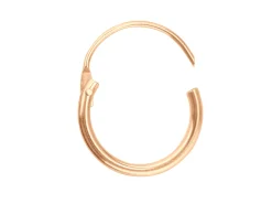 9ct Red Gold 11.0mm Hinged Sleeper Superlight Hoop, 100% Recycled Gold