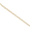 9ct Red Gold 1.9mm Trace Safety Chain For Bracelet 6.0cm/2.4", 100% Recycled Gold