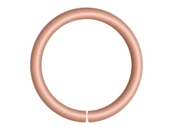 9ct Red Gold Open Jump Ring Heavy 5mm 100% Recycled Gold