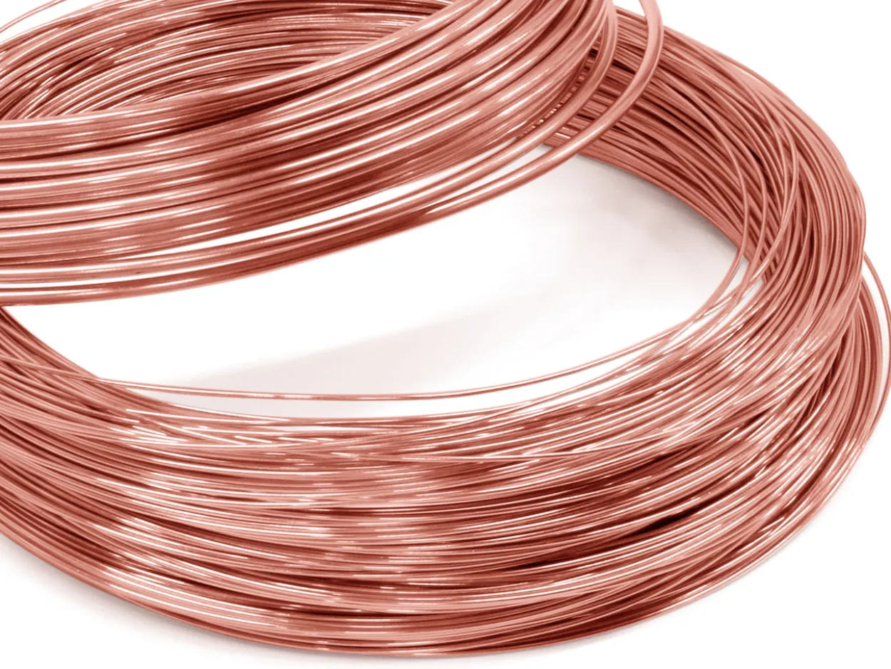 9ct Red Gold Round Wire 1.00mm, 100% Recycled Gold