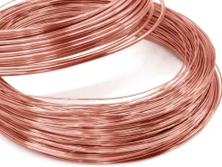 9ct Red Gold Round Wire 2.00mm, 100% Recycled Gold