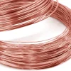 9ct Red Gold Round Wire 0.50mm, 100% Recycled Gold