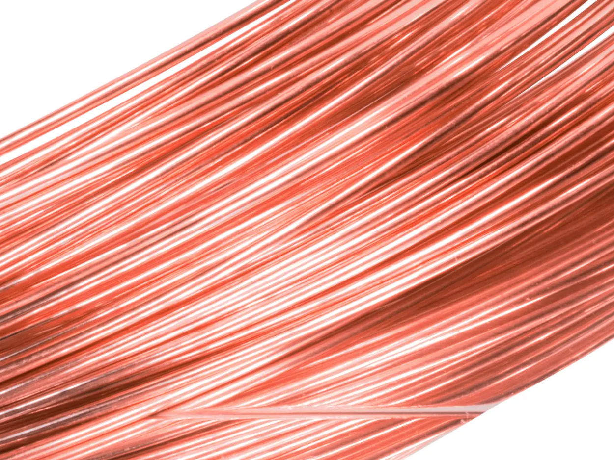 18ct Red Gold Round Wire 2.00mm, 100% Recycled Gold
