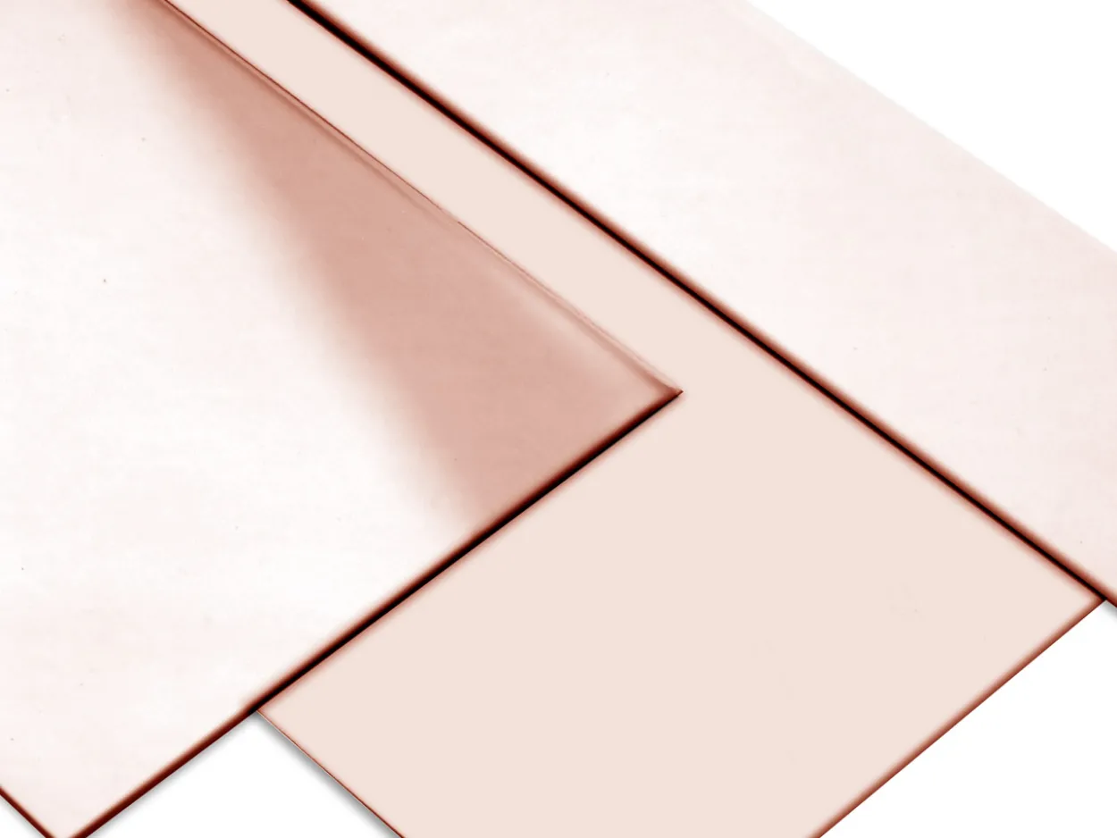 18ct Red Gold Sheet 0.50mm Fully Annealed, 100% Recycled Gold