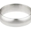 9ct White Gold Blended Court Wedding Ring 5.0mm, Size Y, 1.3mm Wall, Hallmarked, Wall Thickness 1.30mm, 100% Recycled Gold